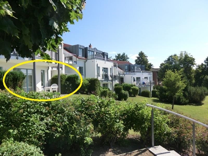 Appartement Residenz Bellevue Whg ツィノヴィッツ エクステリア 写真